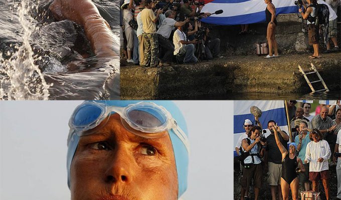 61-летняя пловчиха намерена переплыть пролив между Кубой и США (12 фото)