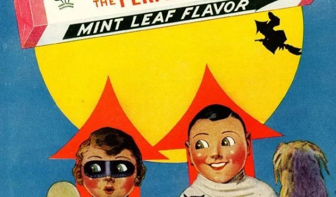 Posters of Wrigley's chewing gum from the 30s (5 photos)