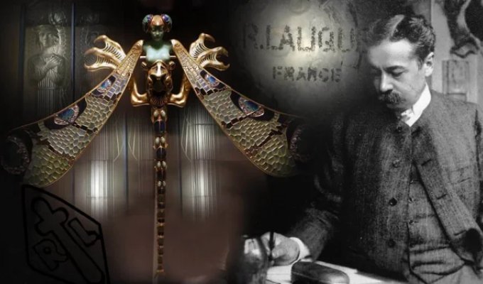 The jeweler who tamed glass: How René Lalique turned dragonflies and snakes into masterpieces and adorned... A crystal ocean liner (21 photos)