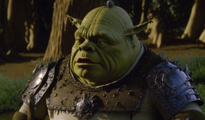 If Shrek Was a 1980s Horror Fantasy Movie (9 pics)