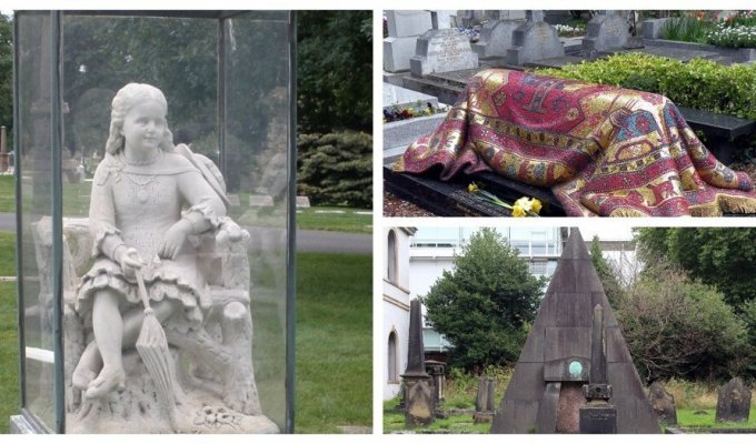 25 of the strangest and most unusual headstones in the world (26 photos)