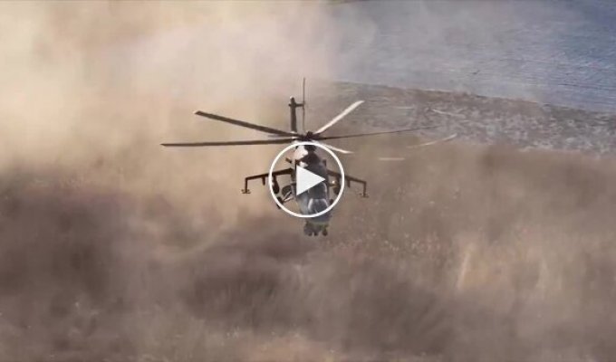 Боевая работа пилотов 11-й отдельной бригады армейской авиации Херсон