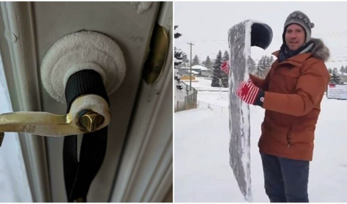 20 shots showing how cold it is this winter in Canada (21 photos)