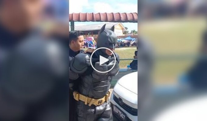 Police arrested Batman in Malaysia