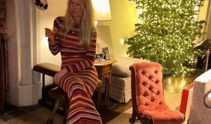 Claudia Schiffer decorated the house for the New Year (9 photos + video)