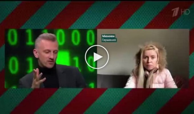 На российском Первом канале показывали жизнь украинских беженцев в Европе