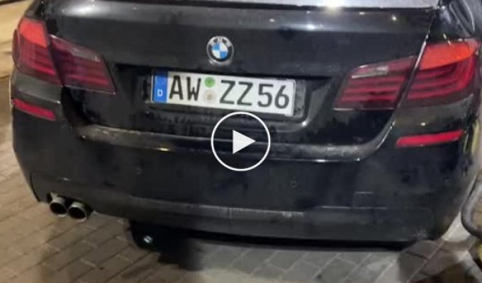 Опасный багажник BMW