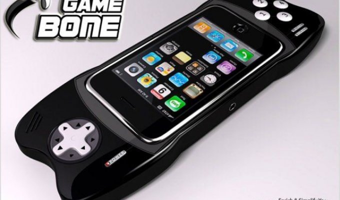 iPhone в качестве игровой консоли с гаджетом GameBone