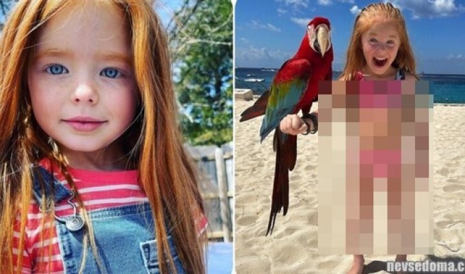 A baby with a doll appearance and steel abs is storming social networks (8 photos)