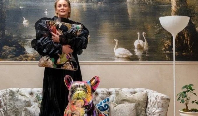 Sharon Stone's Eccentric Home Interior Has the Internet Talking (10 Photos)