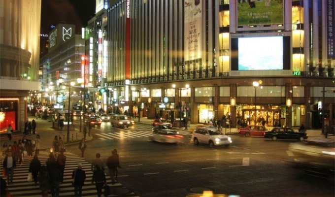 Ночной Токио (23 фотографии)