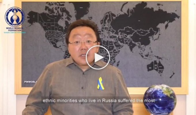 Бывший президент Монголии записал мощное обращение, в котором выразил поддержку Украине