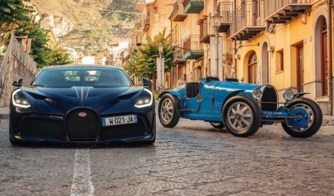 Историческое воссоединение: Bugatti Divo встретил старшего брата Type 35 (18 фото + 1 видео)