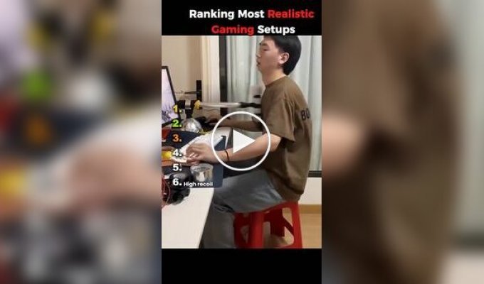 Как сходят с ума геймеры: рейтинг самых реалистичных игровых установок