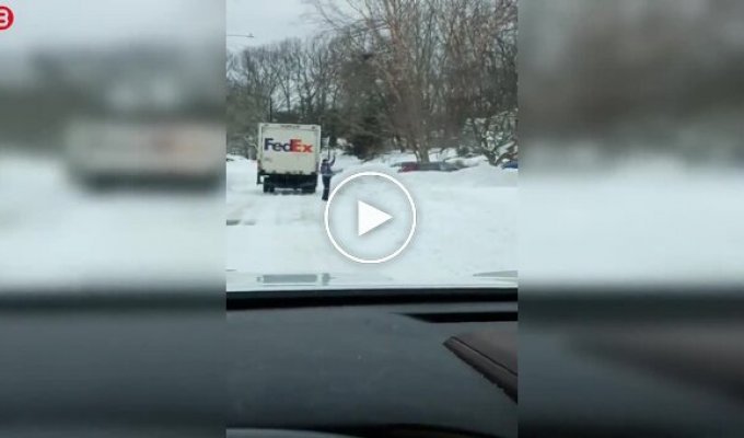 Когда доставка превращается в зимний квест