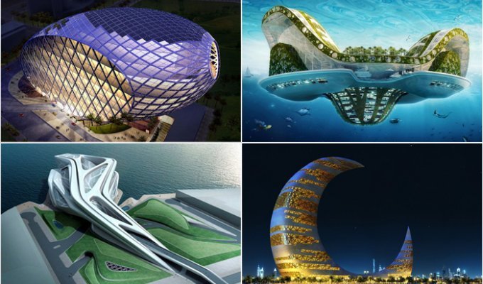 Архитектура будущего: самые невероятные здания (22 фото)