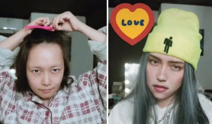20 Incredible Transformations: A Chinese Woman Transforms into Stars with Makeup (20 photos)