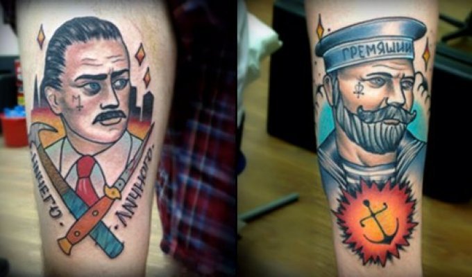 Татуировки по-русски (31 фото)