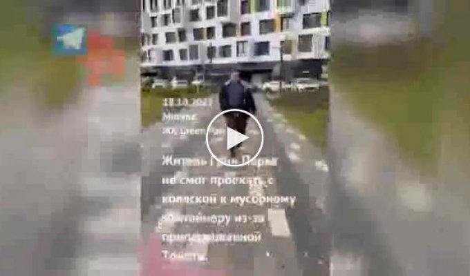 В Москве водитель иномарки избил прохожего