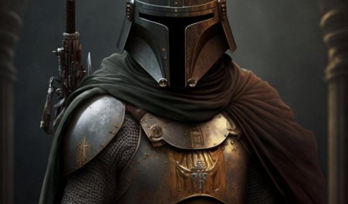 Heroes of "Star Wars" in the Middle Ages (14 photos)