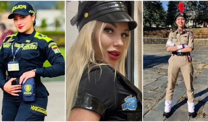What the uniform of police girls looks like in different countries (15 photos)