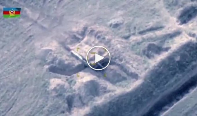 Военные видео из Нагорного Карабаха, снятые с дронов, от Министерства обороны Азербайджана