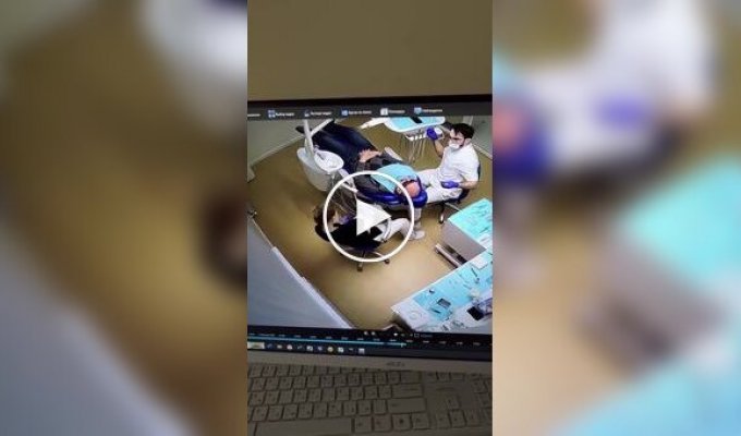 Dental assistant fainted while the doctor was treating a man's tooth