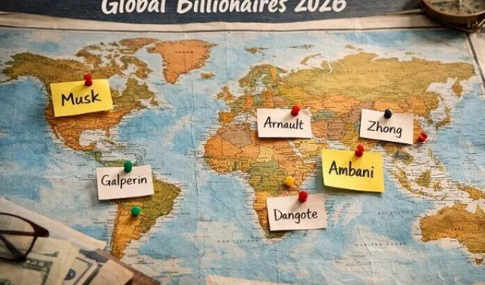 Самые богатые люди мира по регионам (2 фото)