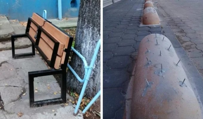 18 examples of strange decisions when the urban environment seemed to have declared war on people (19 photos)