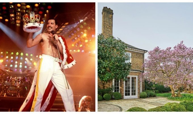 Freddie Mercury's mansion is put up for sale for the first time (7 photos)