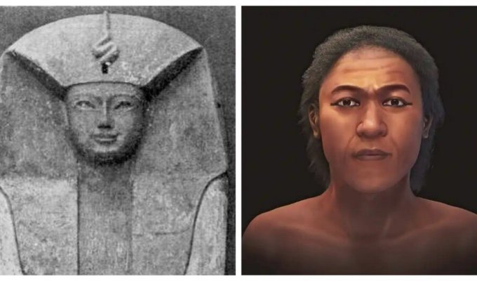 Учёные показали, как выглядел фараон Секененра Храбрый (9 фото)