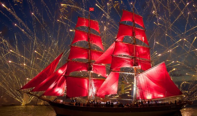 Фестиваль «Алые паруса» признан лучшим событием в Европе (4 фото + 1 видео)