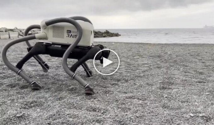 В Италии разработали робота для уборки окурков на пляжах