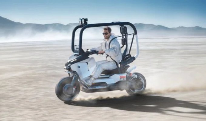 BMW показали концепт электроскутера Motorrad Vision CE (7 фото)
