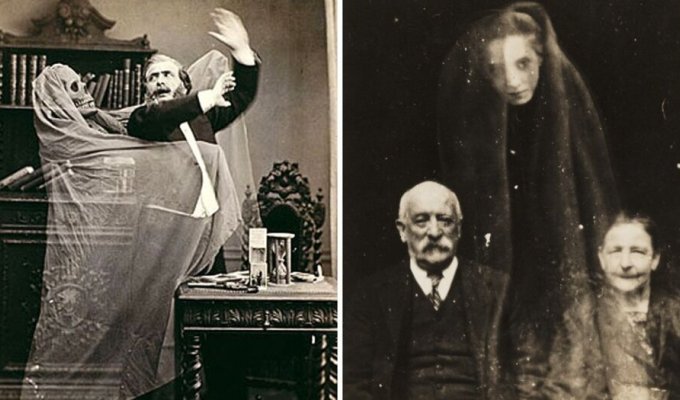 16 spirit photos from the past that show how people used their wits to hunt ghosts (17 photos)
