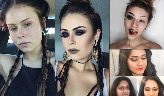 До и после: 19 блестящих примеров макияжа, на которые надо смотреть каждой девушке (20 фото)