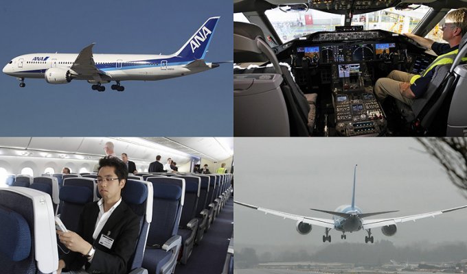 Боинг 787 Дримлайнер: Новое поколение пассажирских самолетов (10 фото)