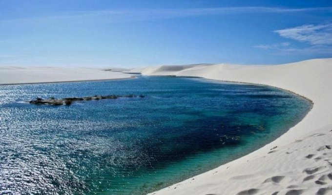 Белые пески Lencois Maranhenses (39 фотографий)