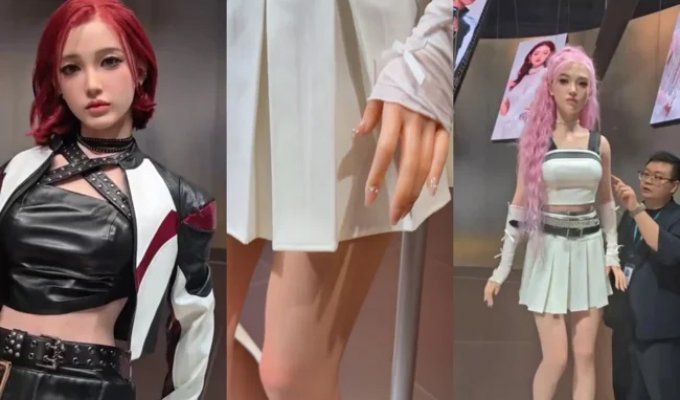 Chinese UBTech has released "ultra-bionic" robots with "skin" and facial expressions - they respond to touch and initiate dialogue (2 photos + 1 video)