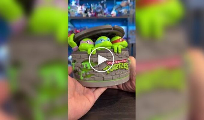 Увлажнитель воздуха в виде колодца с Черепашками-ниндзя