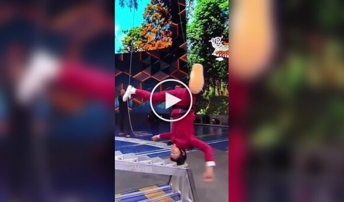 An Acrobat Climbed a Ladder on His Head