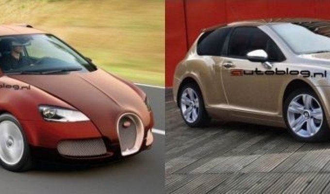 Две концептуальные малолитражки от Bentley и Bugatti (2 фото)