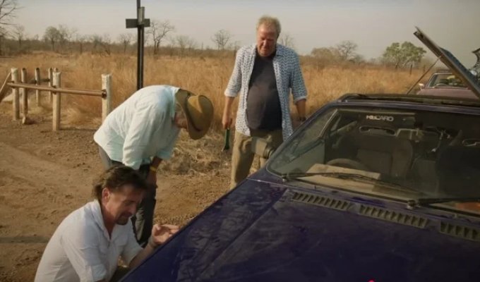 Clarkson, Hammond and May team up to film a new show (1 photo)