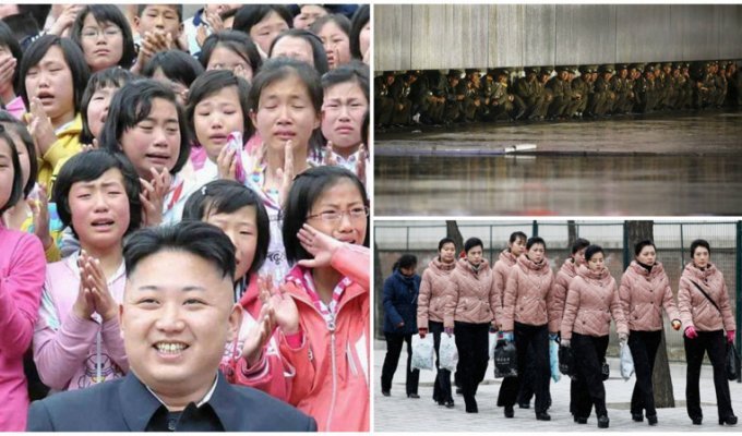 Счастливые до безобразия жители Северной Кореи (21 фото)