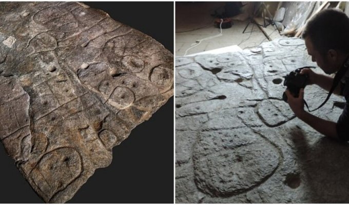 Scientists have revealed new secrets of the Saint-Belec plate - the oldest map of Europe (6 photos)