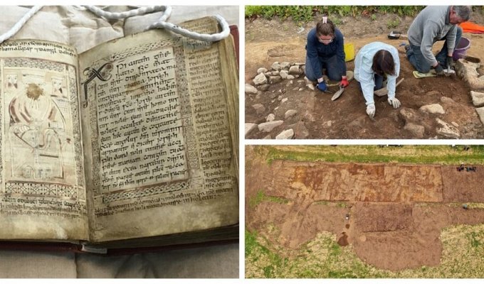 In Scotland, they found a place where the Book of Deer was written 1000 years ago (11 photos)