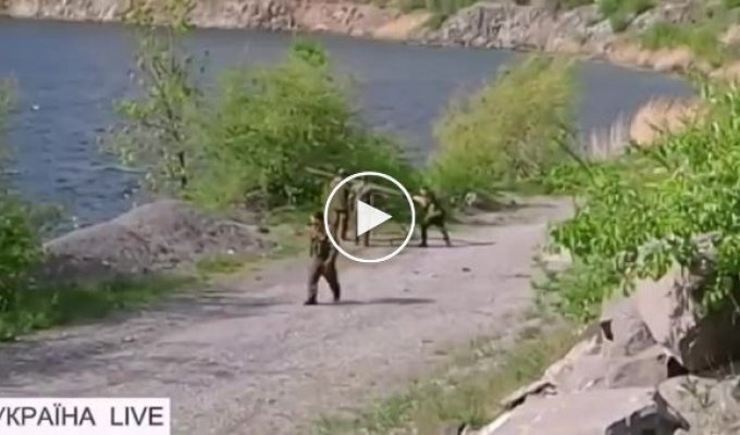 В Донецке боевики испробовали русскую установку Град-П