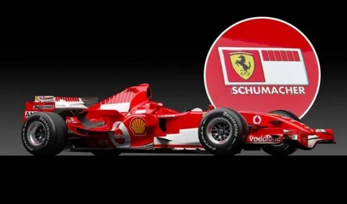 Michael Schumacher's last Ferrari racing car will be put up for auction (25 photos)