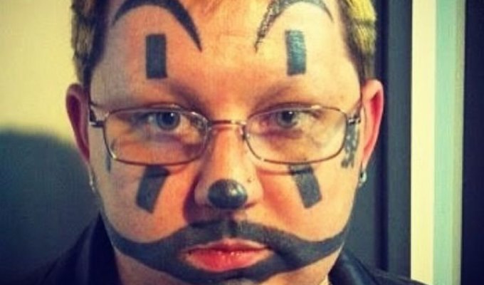 Compilation of people with failed tattoos (13 photos)
