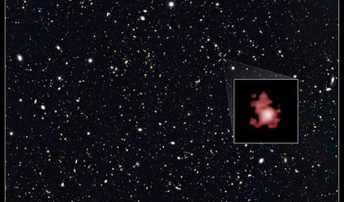 The James Webb Telescope found the oldest black hole (photo)